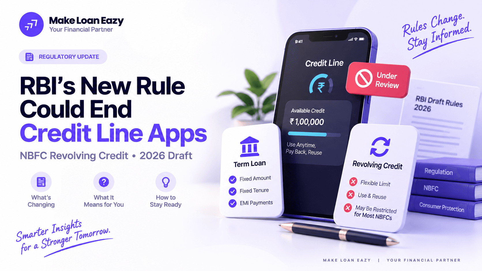 RBI's New Rule Could End 'Credit Line' Apps: What Happens to Your NBFC Revolving Credit in 2026